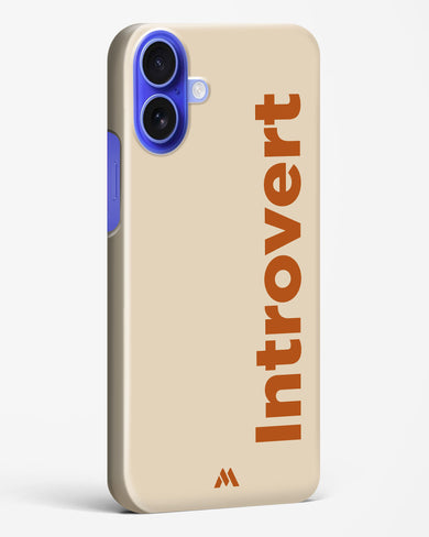 Introvert Hard Case Phone Cover (Apple)