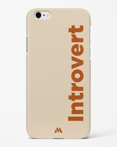 Introvert Hard Case Phone Cover (Apple)