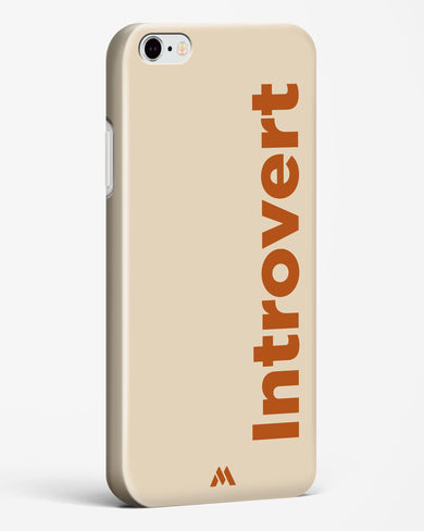 Introvert Hard Case Phone Cover (Apple)