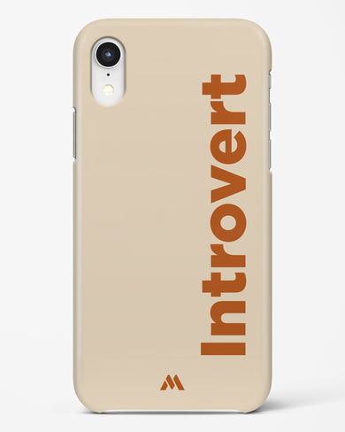 Introvert Hard Case Phone Cover (Apple)