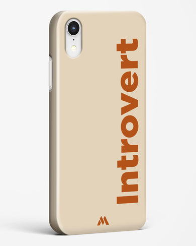 Introvert Hard Case Phone Cover (Apple)