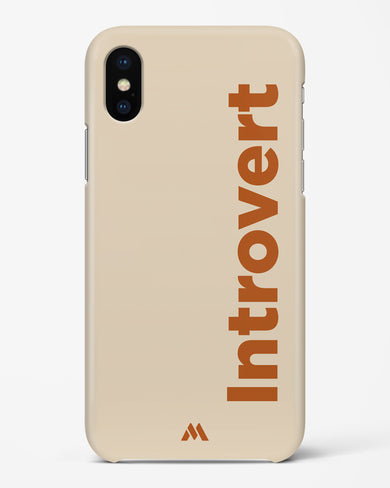 Introvert Hard Case Phone Cover (Apple)