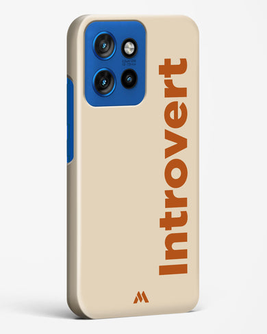 Introvert Hard Case Phone Cover (Motorola)