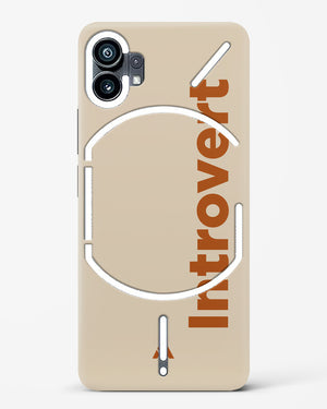 Introvert Hard Case Phone Cover (Nothing)