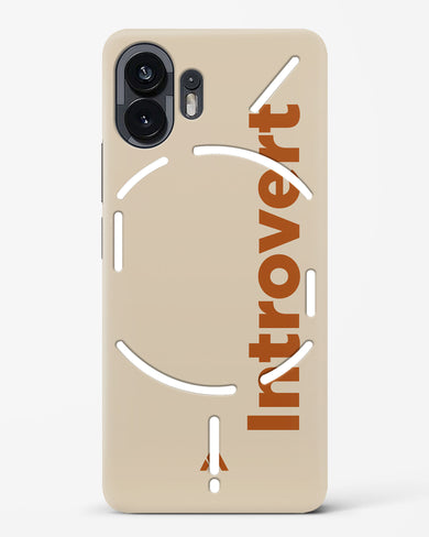 Introvert Hard Case Phone Cover (Nothing)