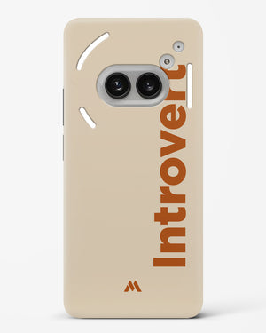 Introvert Hard Case Phone Cover (Nothing)