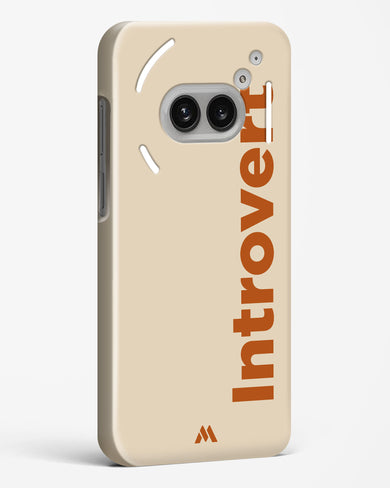 Introvert Hard Case Phone Cover (Nothing)