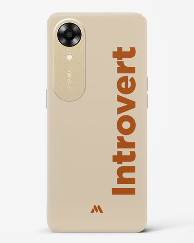 Introvert Hard Case Phone Cover (Oppo)