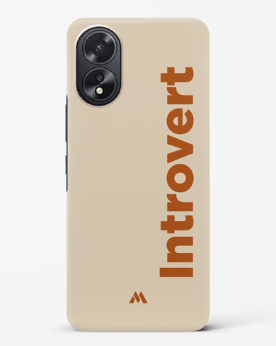 Introvert Hard Case Phone Cover (Oppo)