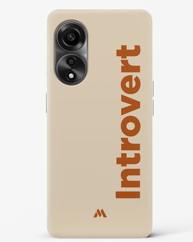 Introvert Hard Case Phone Cover (Oppo)