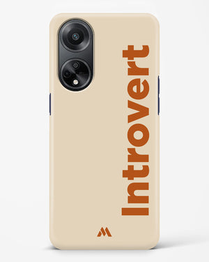 Introvert Hard Case Phone Cover (Oppo)