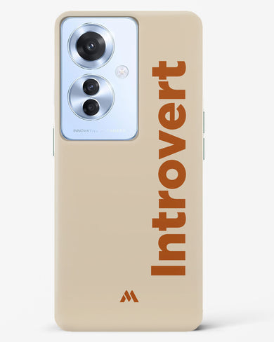 Introvert Hard Case Phone Cover (Oppo)
