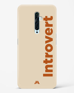 Introvert Hard Case Phone Cover (Oppo)