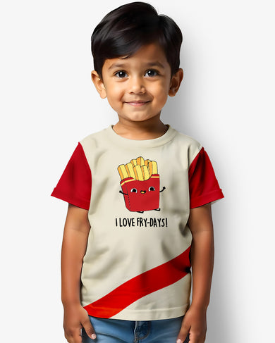 Fry-day Cravings Kids-T-Shirt