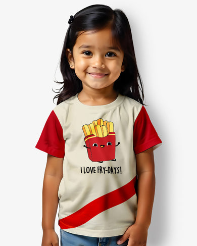 Fry-day Cravings Kids-T-Shirt