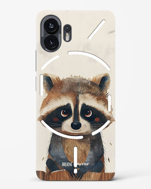 Blushing Raccoon [BREATHE] Hard Case Phone Cover (Nothing)