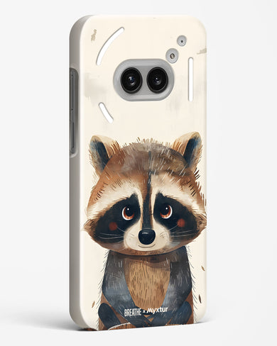 Blushing Raccoon [BREATHE] Hard Case Phone Cover (Nothing)
