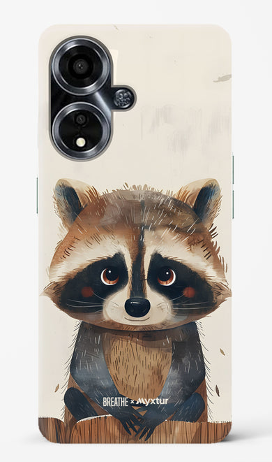 Blushing Raccoon [BREATHE] Hard Case Phone Cover (Oppo)