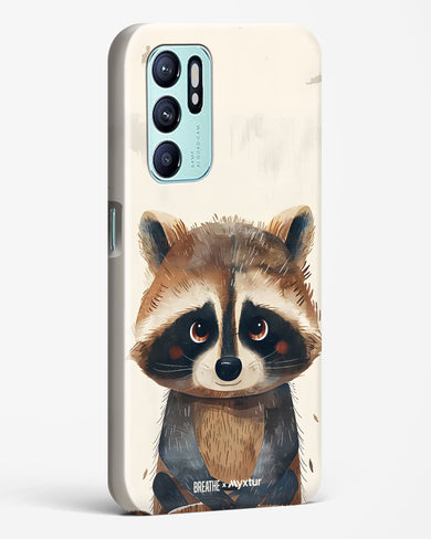 Blushing Raccoon [BREATHE] Hard Case Phone Cover (Oppo)
