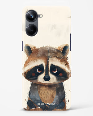 Blushing Raccoon [BREATHE] Hard Case Phone Cover (Realme)