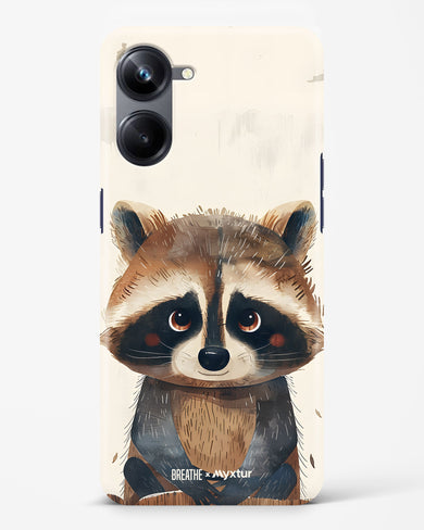 Blushing Raccoon [BREATHE] Hard Case Phone Cover (Realme)