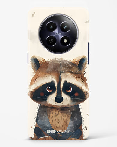 Blushing Raccoon [BREATHE] Hard Case Phone Cover (Realme)