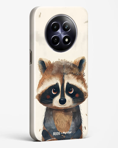 Blushing Raccoon [BREATHE] Hard Case Phone Cover (Realme)