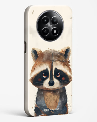 Blushing Raccoon [BREATHE] Hard Case Phone Cover (Realme)
