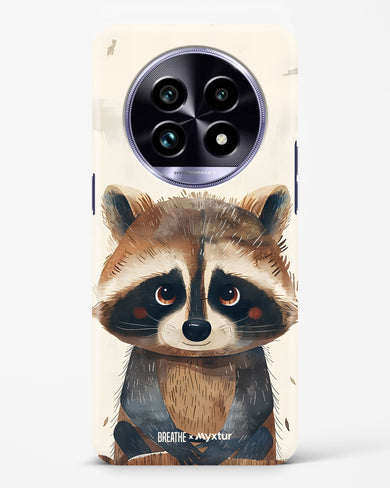 Blushing Raccoon [BREATHE] Hard Case Phone Cover (Realme)