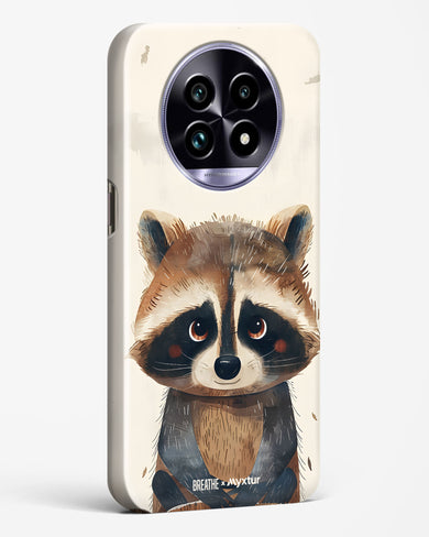 Blushing Raccoon [BREATHE] Hard Case Phone Cover (Realme)