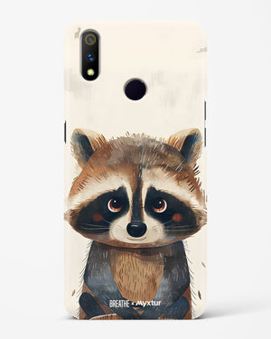 Blushing Raccoon [BREATHE] Hard Case Phone Cover (Realme)