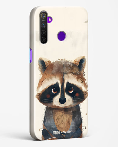 Blushing Raccoon [BREATHE] Hard Case Phone Cover (Realme)