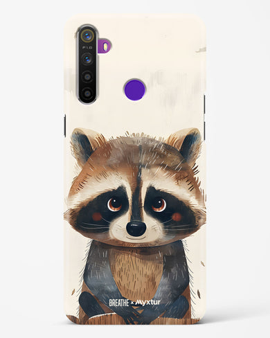 Blushing Raccoon [BREATHE] Hard Case Phone Cover (Realme)