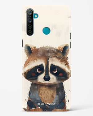 Blushing Raccoon [BREATHE] Hard Case Phone Cover (Realme)