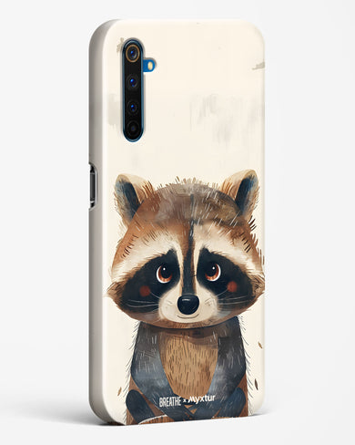 Blushing Raccoon [BREATHE] Hard Case Phone Cover (Realme)