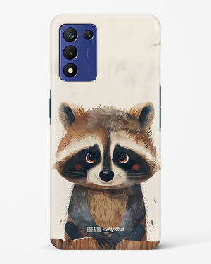 Blushing Raccoon [BREATHE] Hard Case Phone Cover (Realme)