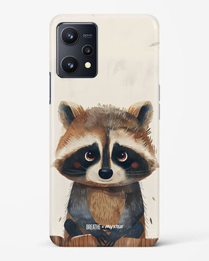 Blushing Raccoon [BREATHE] Hard Case Phone Cover (Realme)