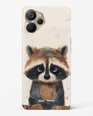 Blushing Raccoon [BREATHE] Hard Case Phone Cover (Realme)