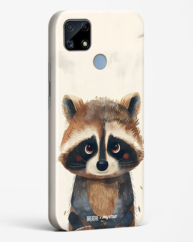 Blushing Raccoon [BREATHE] Hard Case Phone Cover (Realme)