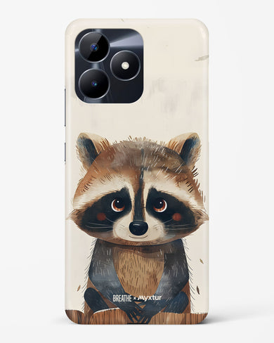 Blushing Raccoon [BREATHE] Hard Case Phone Cover (Realme)