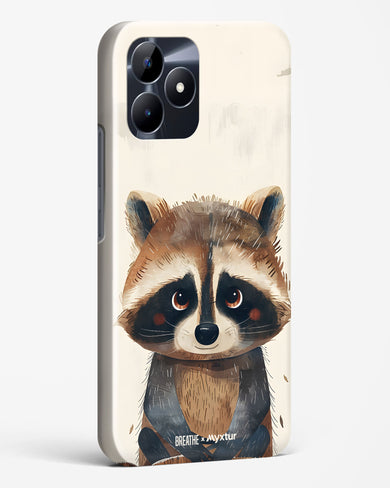 Blushing Raccoon [BREATHE] Hard Case Phone Cover (Realme)