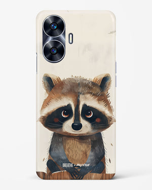 Blushing Raccoon [BREATHE] Hard Case Phone Cover (Realme)
