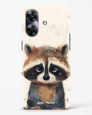 Blushing Raccoon [BREATHE] Hard Case Phone Cover (Realme)