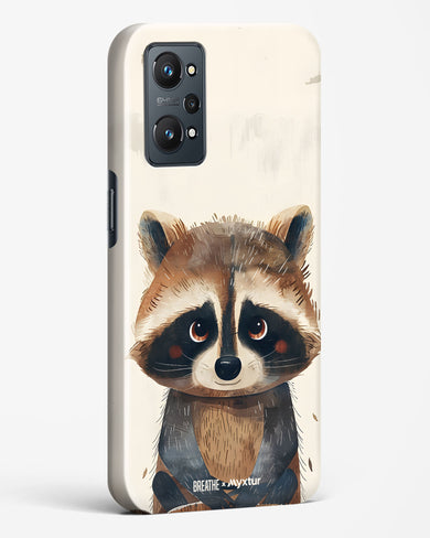 Blushing Raccoon [BREATHE] Hard Case Phone Cover (Realme)