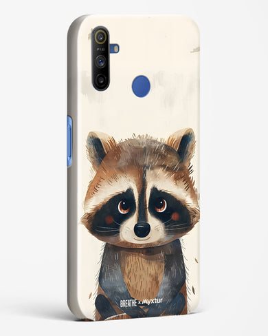 Blushing Raccoon [BREATHE] Hard Case Phone Cover (Realme)