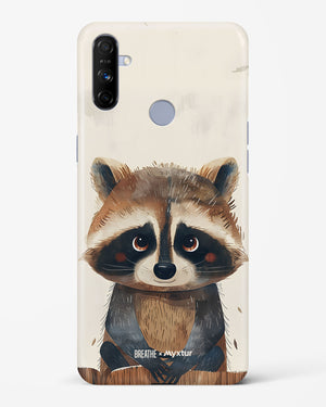 Blushing Raccoon [BREATHE] Hard Case Phone Cover (Realme)