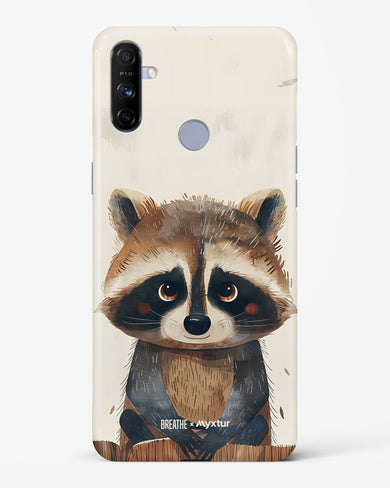 Blushing Raccoon [BREATHE] Hard Case Phone Cover (Realme)