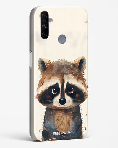 Blushing Raccoon [BREATHE] Hard Case Phone Cover (Realme)