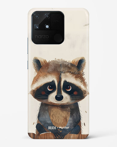 Blushing Raccoon [BREATHE] Hard Case Phone Cover (Realme)