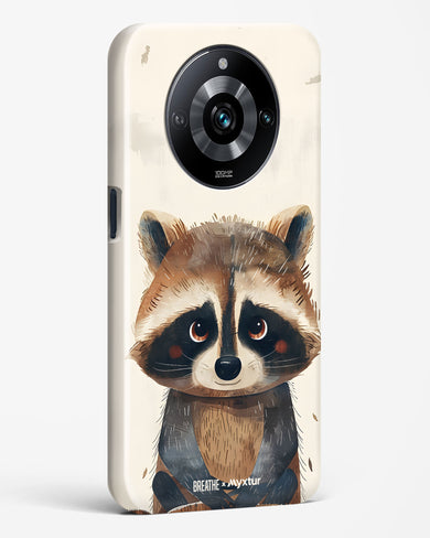 Blushing Raccoon [BREATHE] Hard Case Phone Cover (Realme)
